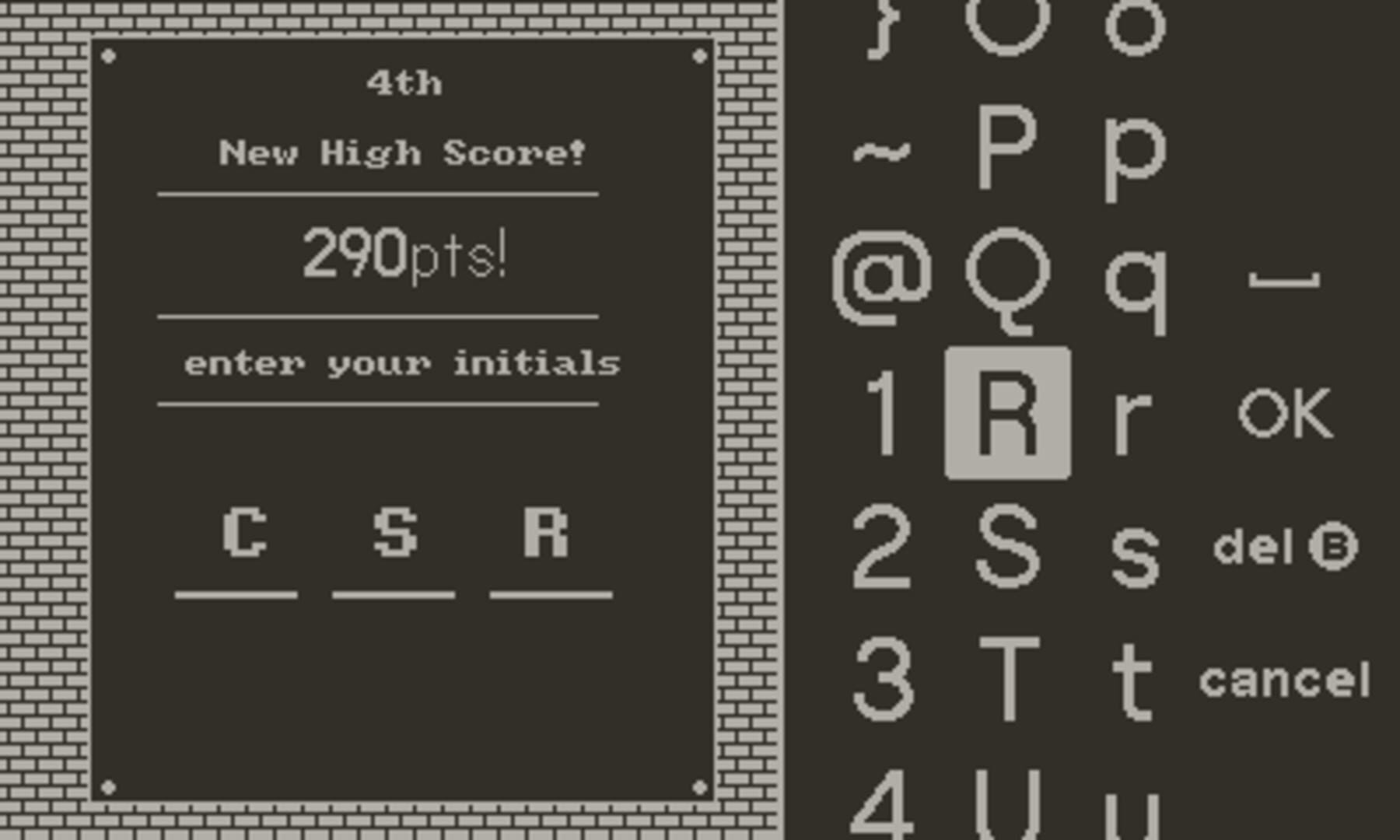 Shooting Gallery for Playdate - Screenshot