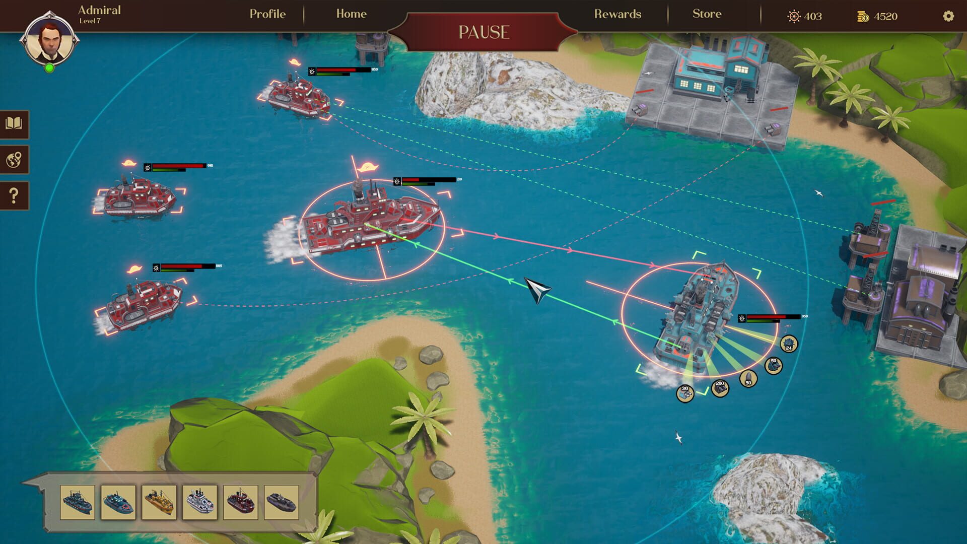 Warships Final Battle - Screenshot