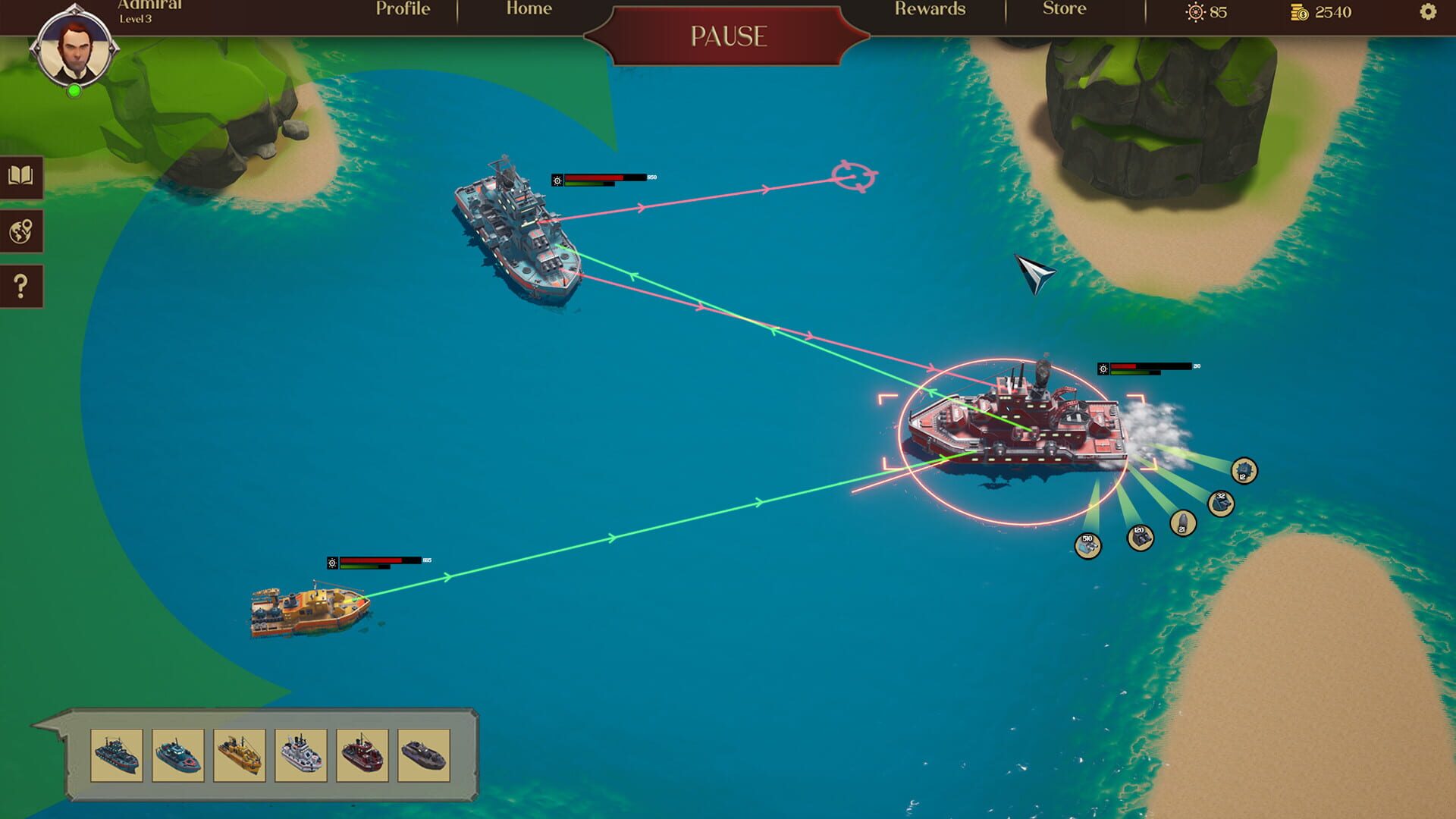 Warships Final Battle - Screenshot