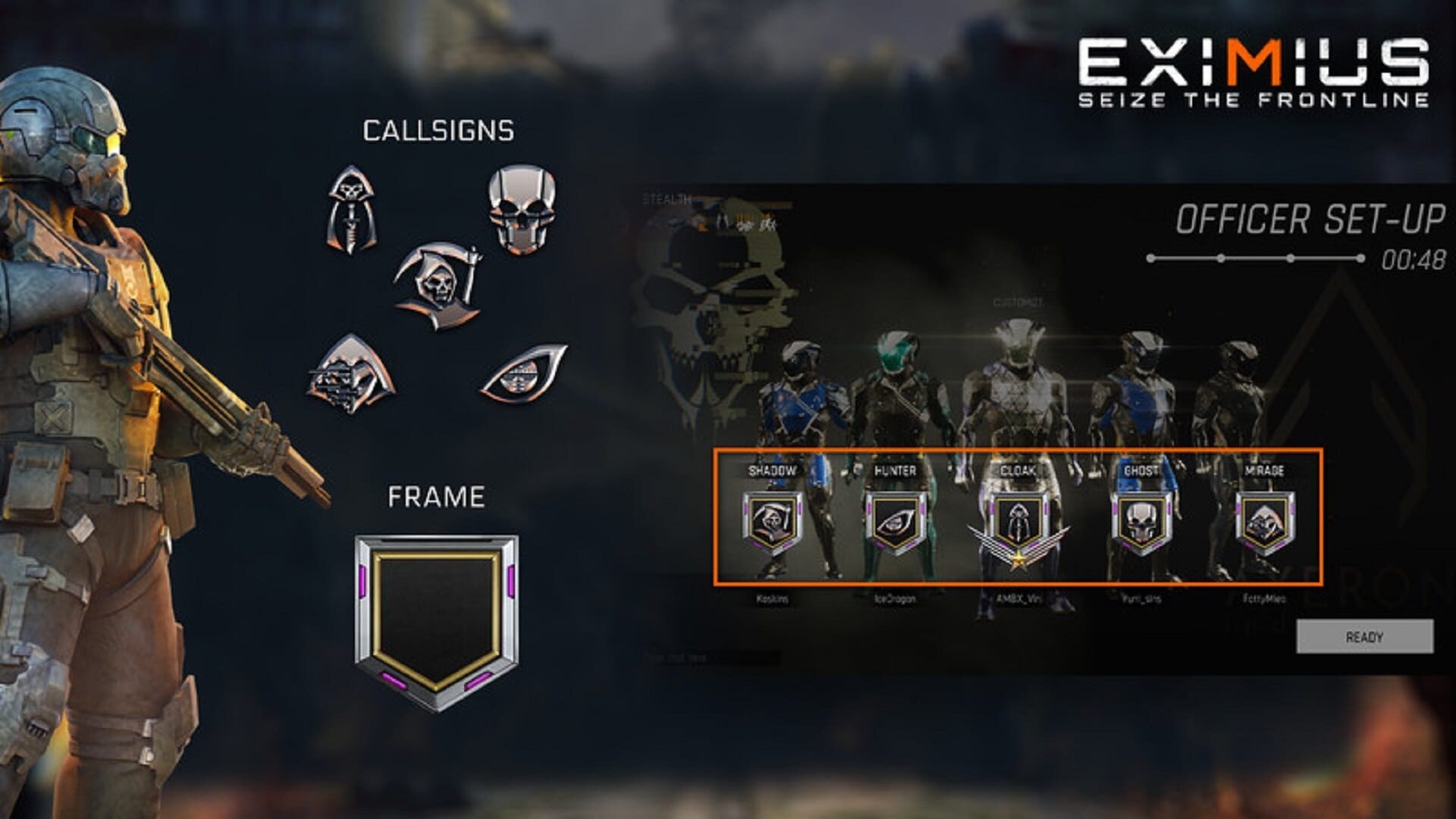 Eximius: Seize the Frontline - Exclusive Callsign Pack: The Unseen - Screenshot
