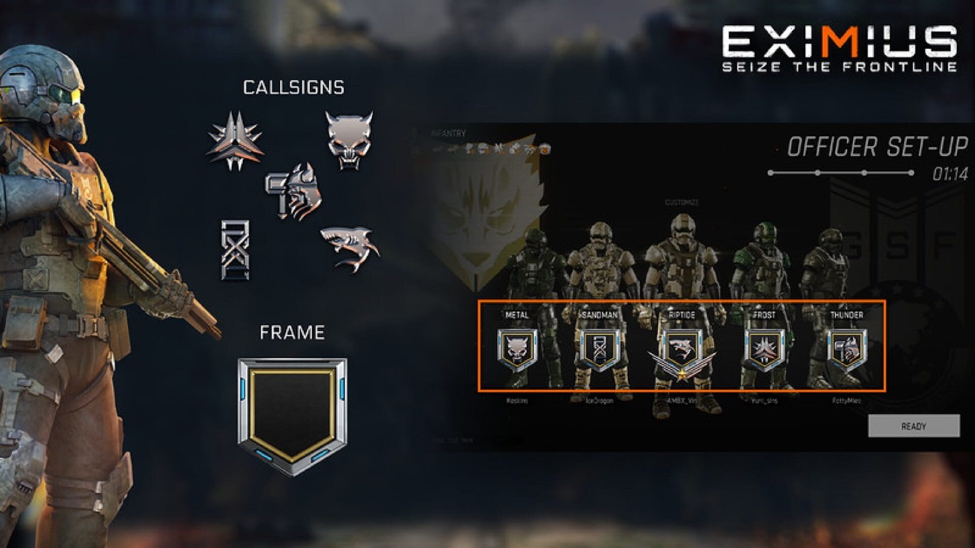 Eximius: Seize the Frontline - Exclusive Callsign Pack: The Hardened - Screenshot