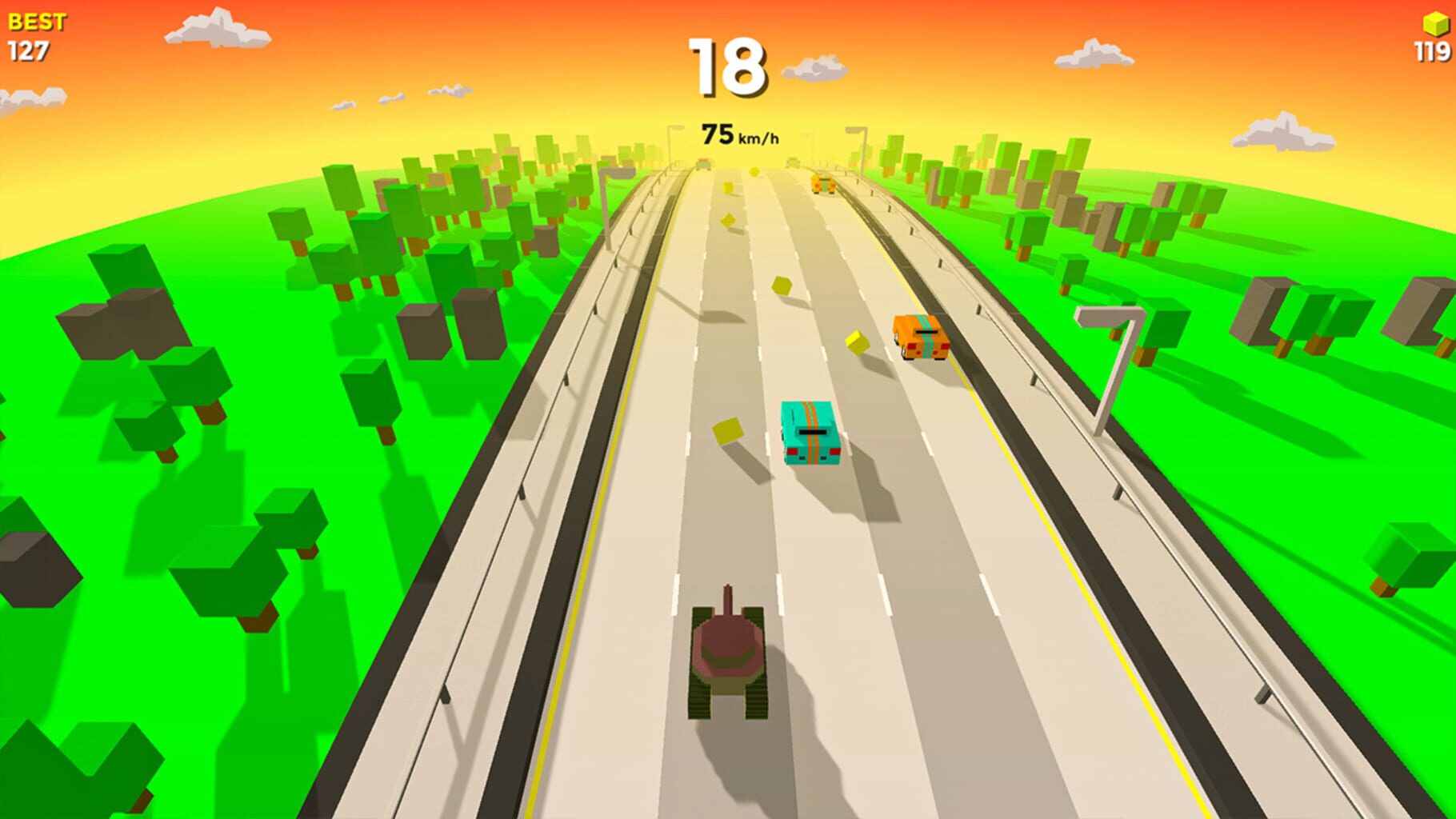 Supreme Car Race on Highway Simulator: Ultimate Driving Games Poly Experience screenshot