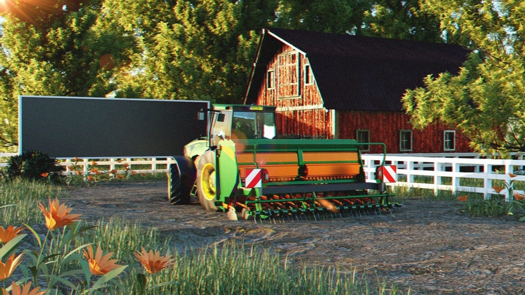 Farming Real Simulation Tractor, Combine Trucks Farmer Land Game screenshot