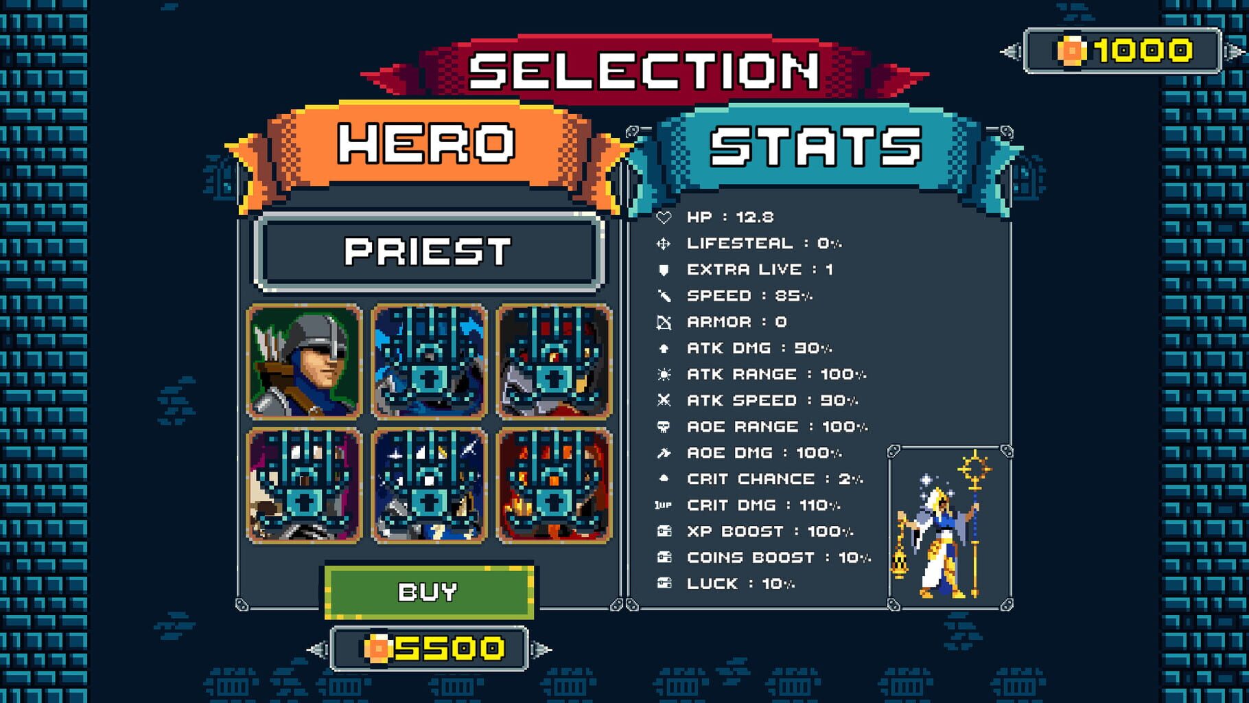 Hack and Shoot Heroes screenshot