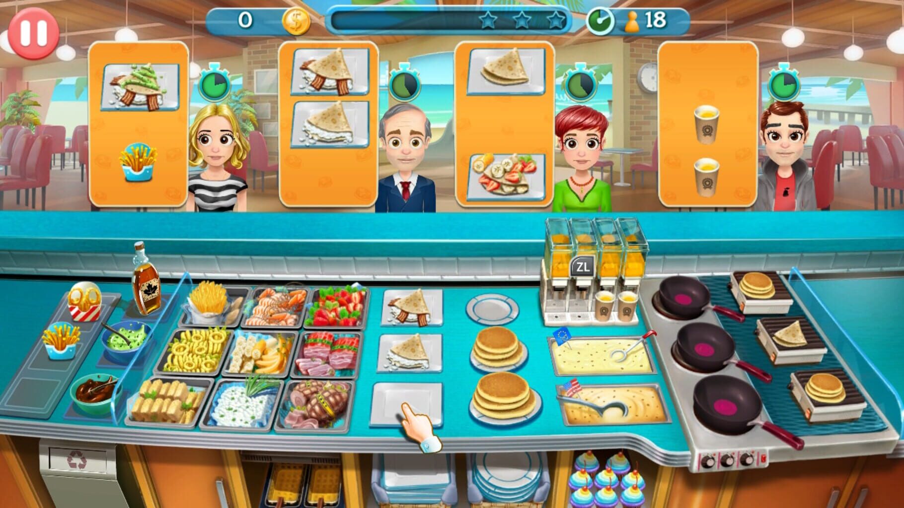 Pancake Bar Tycoon: Premium Edition screenshot