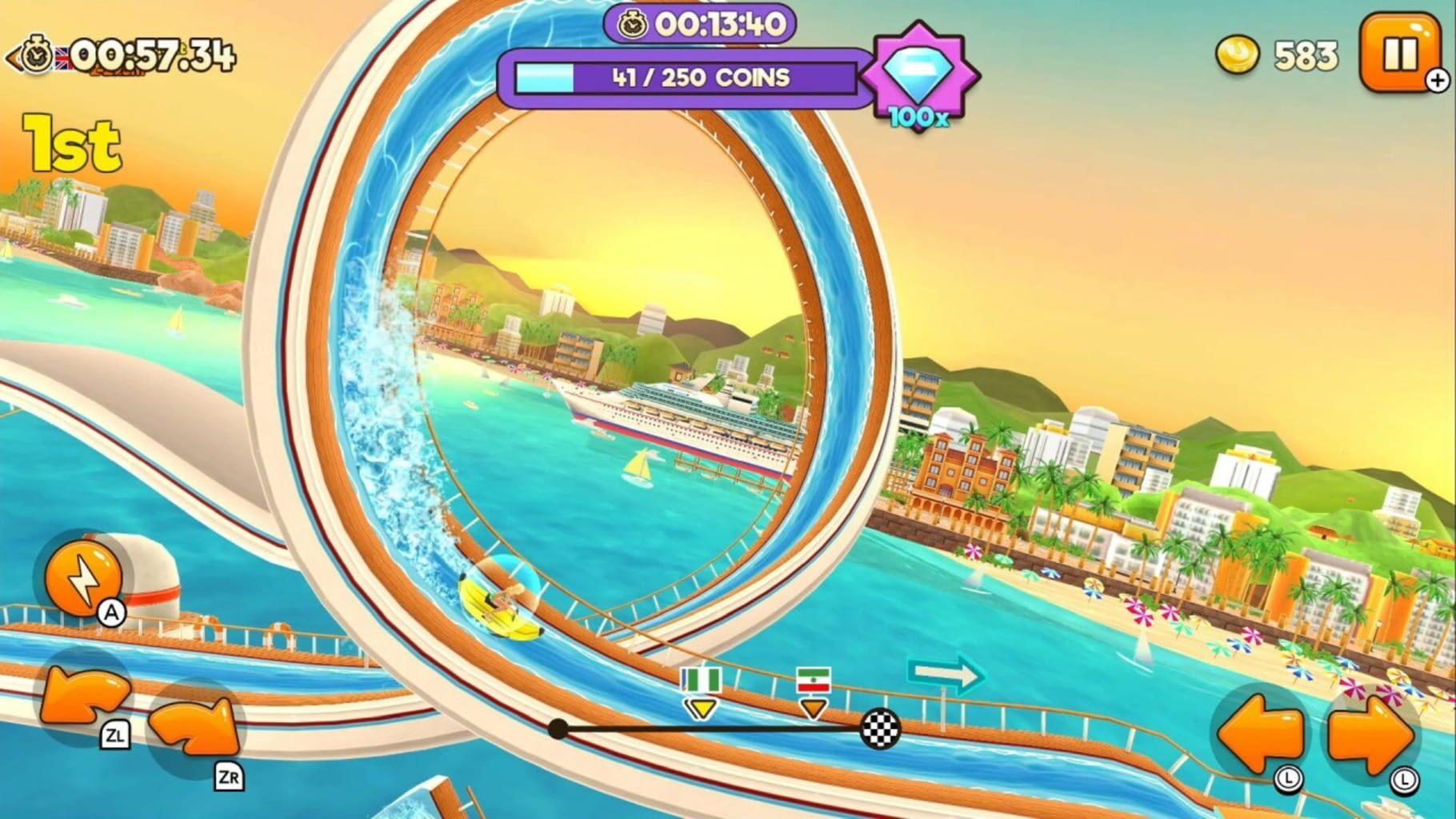 Uphill Rush Water Park Racing for Nintendo Switch | SwitchBuddy