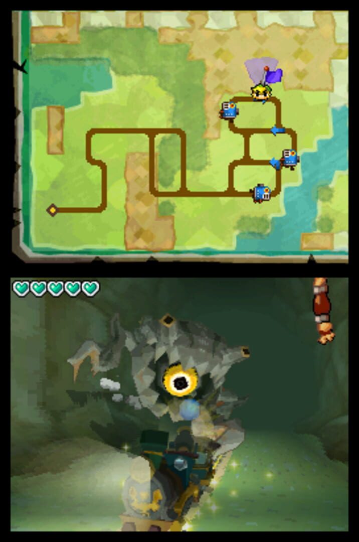 Captura de pantalla - The Legend of Zelda: Spirit Tracks