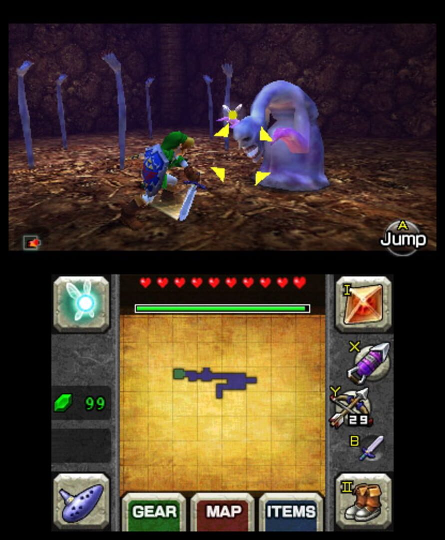 Captura de pantalla - The Legend of Zelda: Ocarina of Time 3D