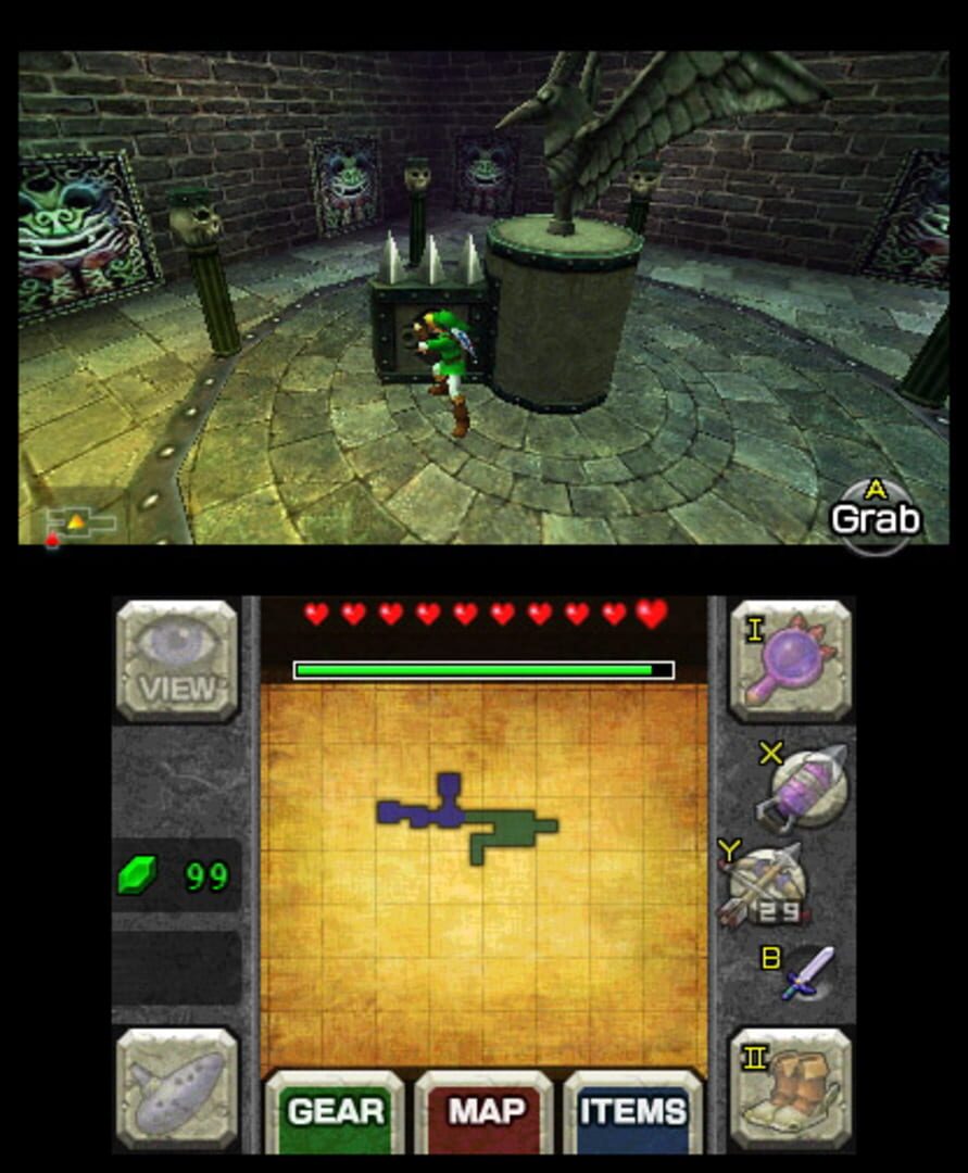 Captura de pantalla - The Legend of Zelda: Ocarina of Time 3D