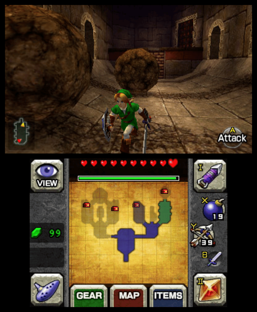 The Legend of Zelda: Ocarina of Time 3D screenshot