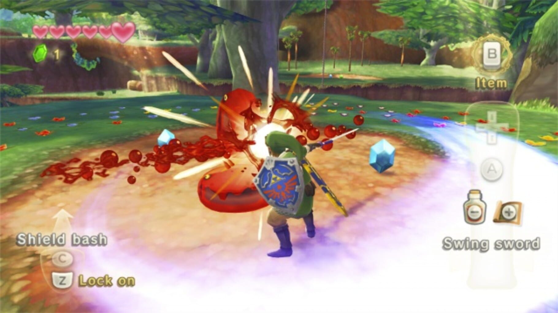 Captura de pantalla - The Legend of Zelda: Skyward Sword