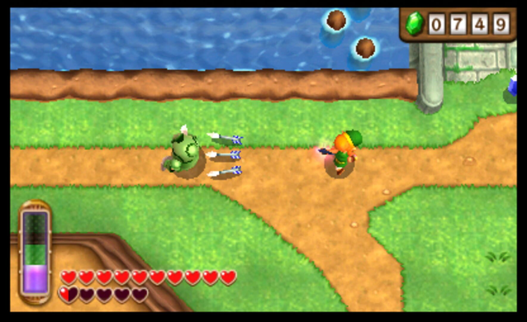 Captura de pantalla - The Legend of Zelda: A Link Between Worlds