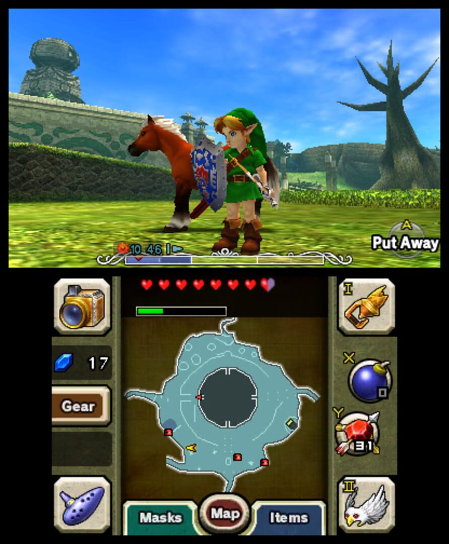Captura de pantalla - The Legend of Zelda: Majora's Mask 3D