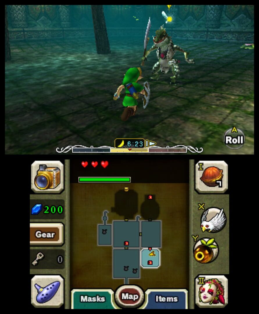 Captura de pantalla - The Legend of Zelda: Majora's Mask 3D