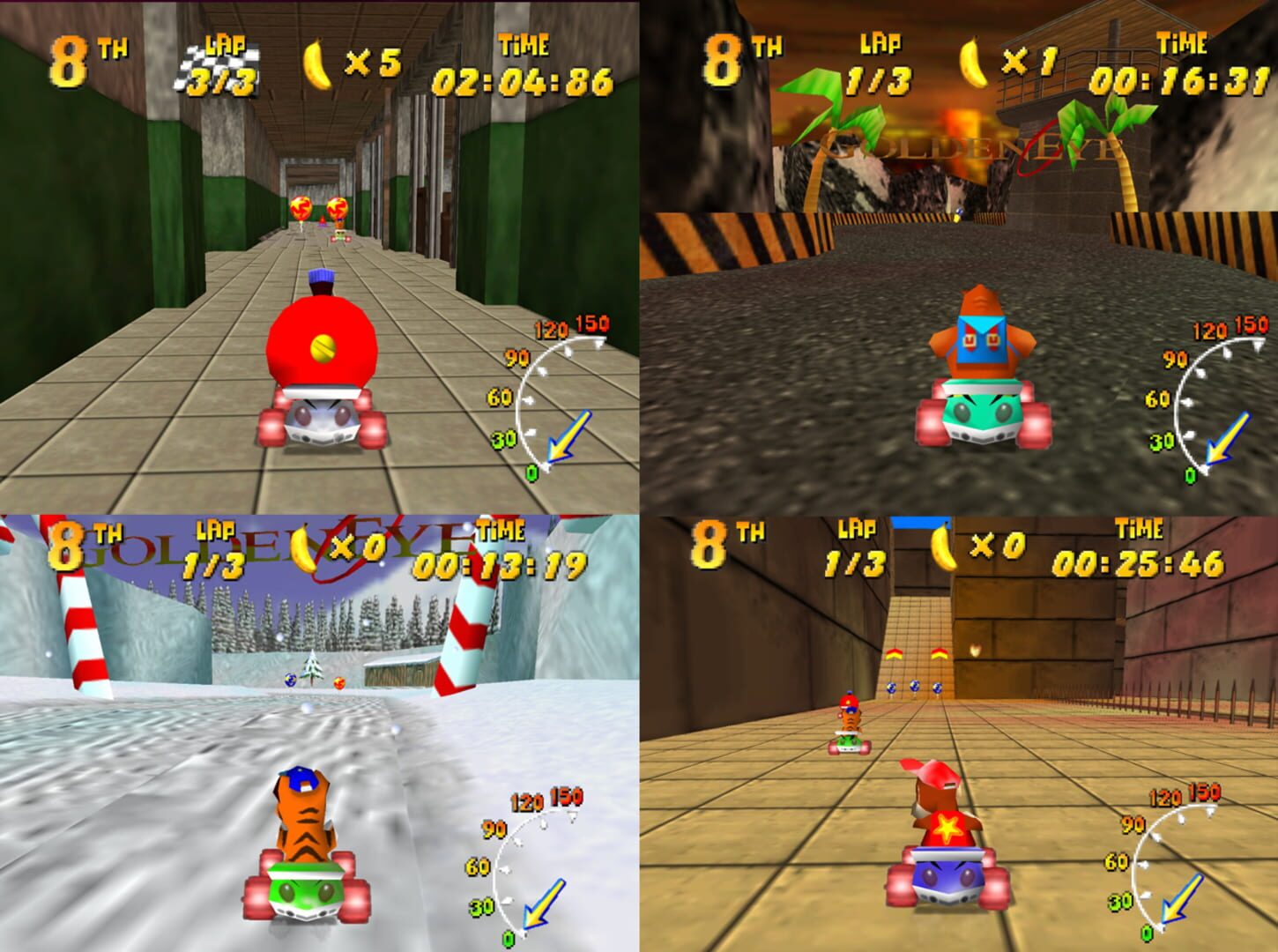 Captura de pantalla - Diddy Kong Racing: GoldenEye