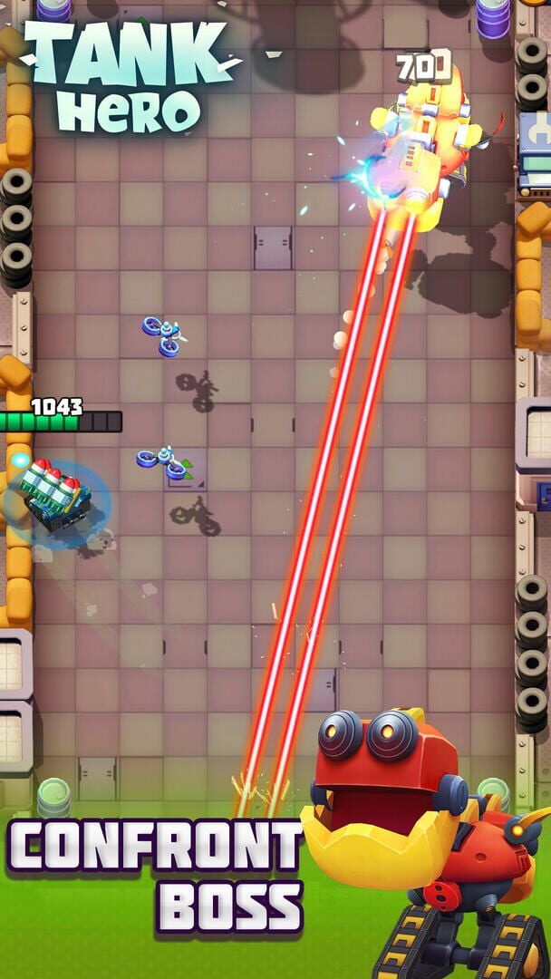 Tank Hero: Awesome Tank War g - Screenshot