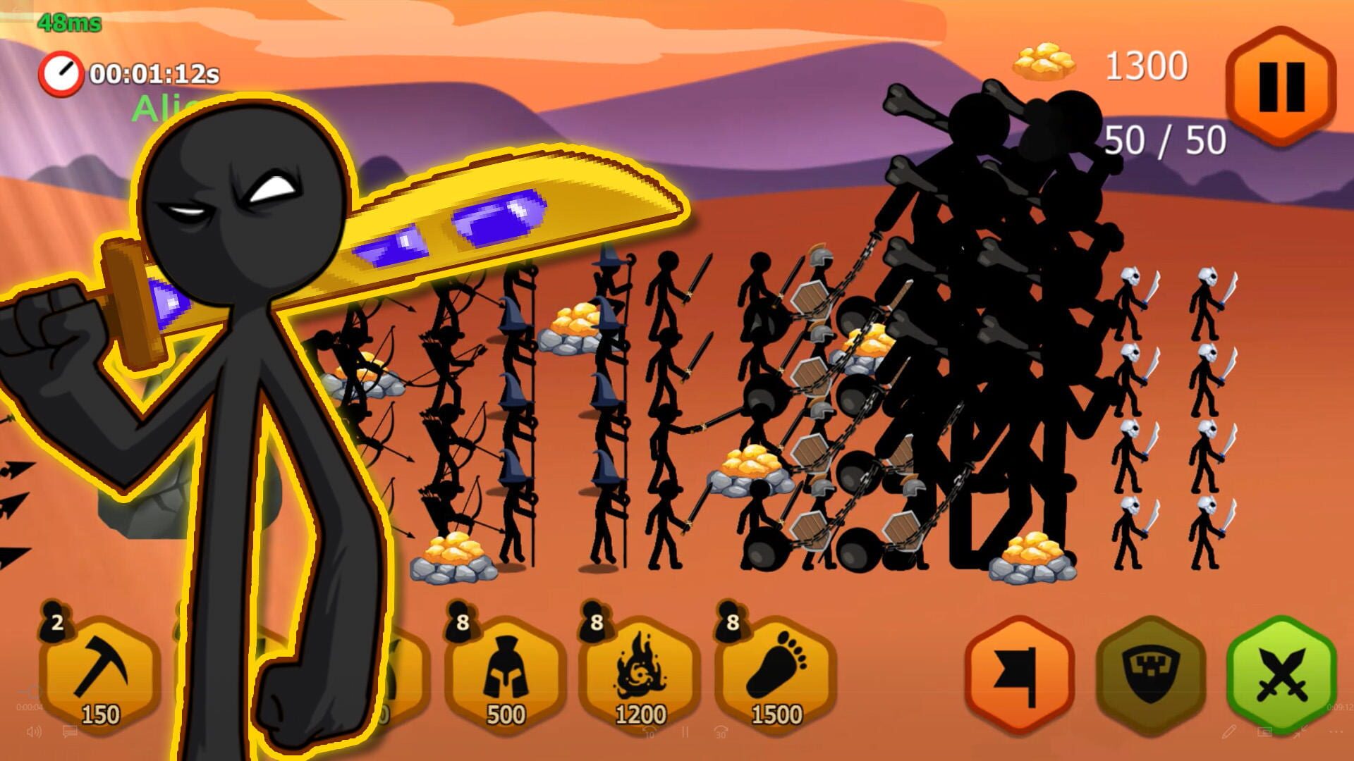 Stickman Battle War - Screenshot