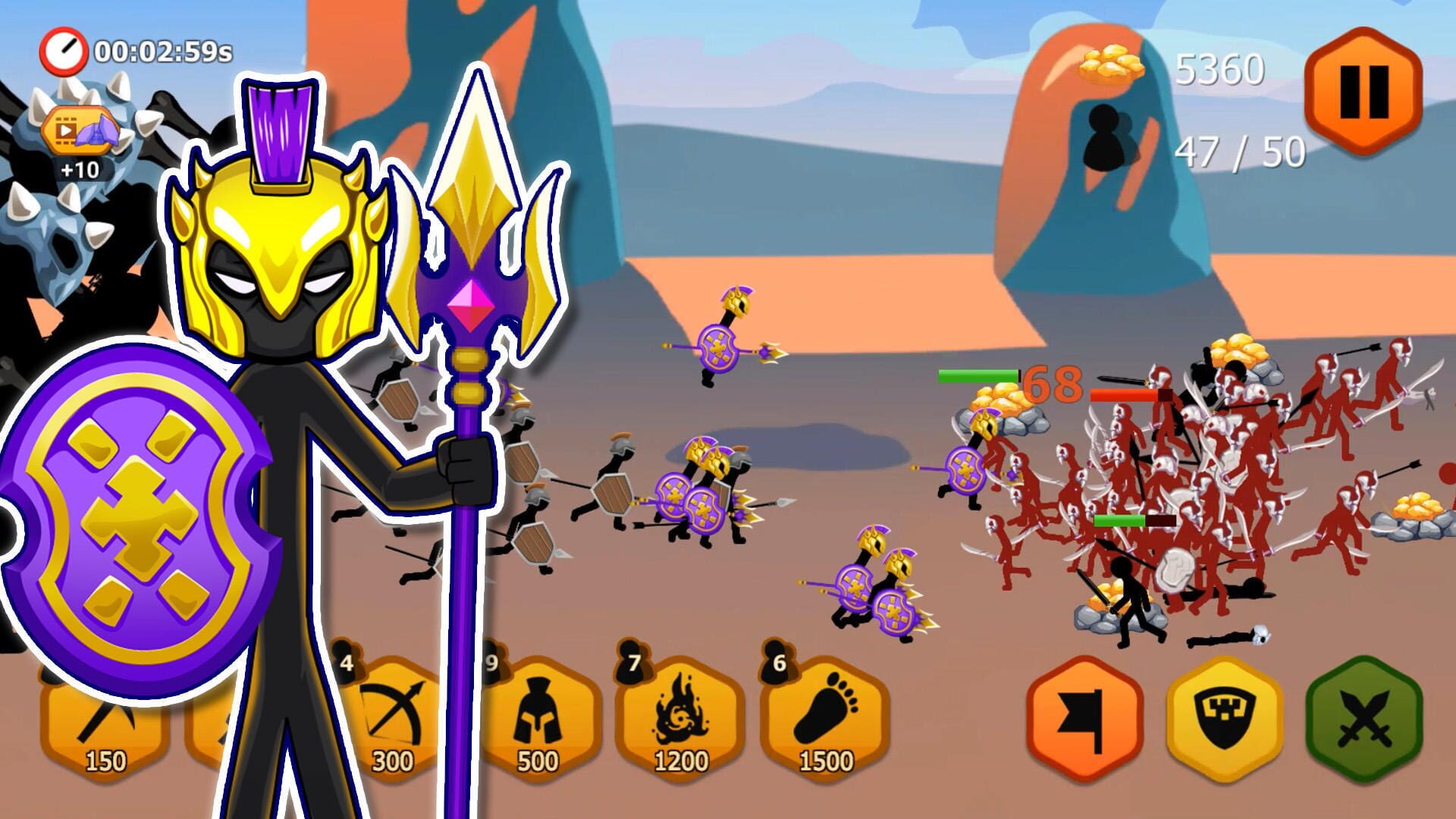 Stickman Battle War - Screenshot