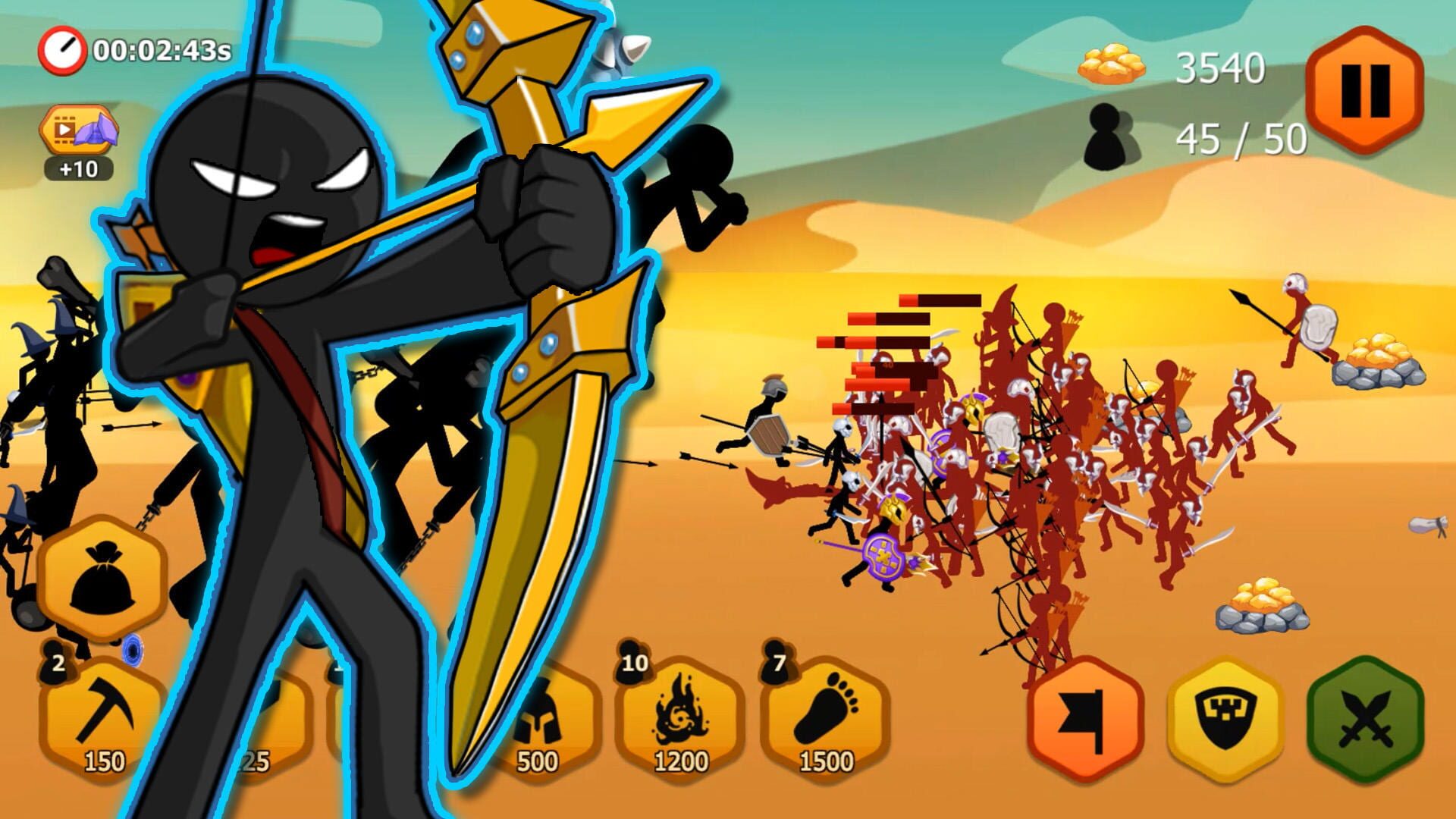Stickman Battle War - Screenshot
