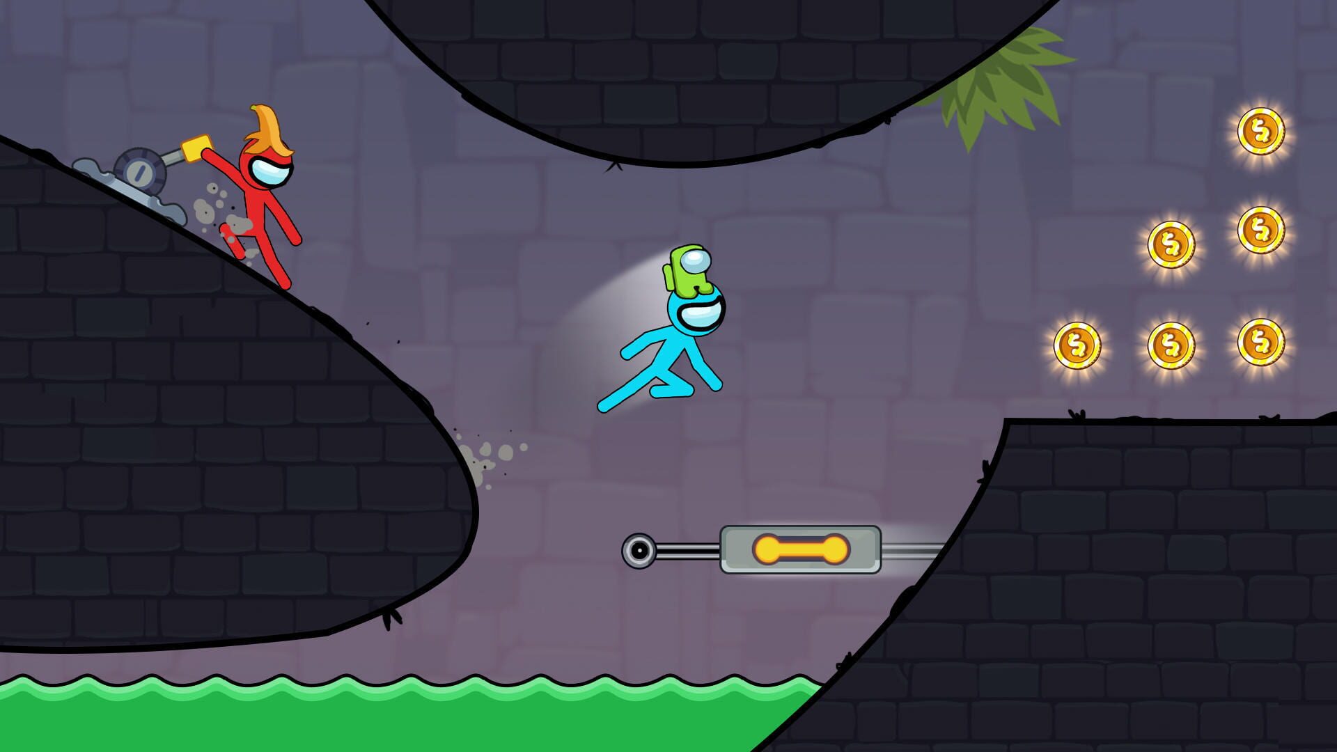 Stickman Red boy and Blue girl - Screenshot