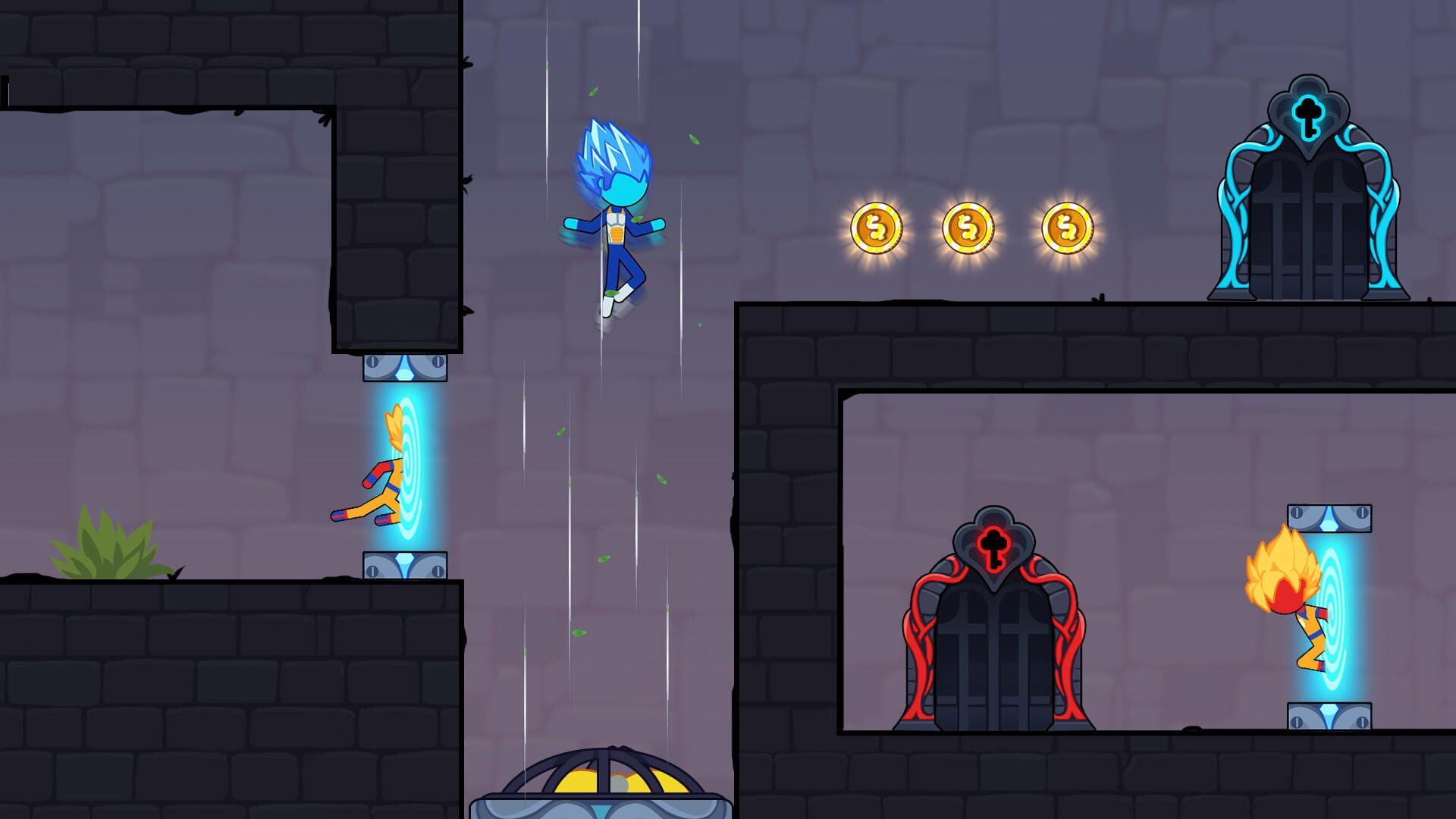 Stickman Red boy and Blue girl - Screenshot