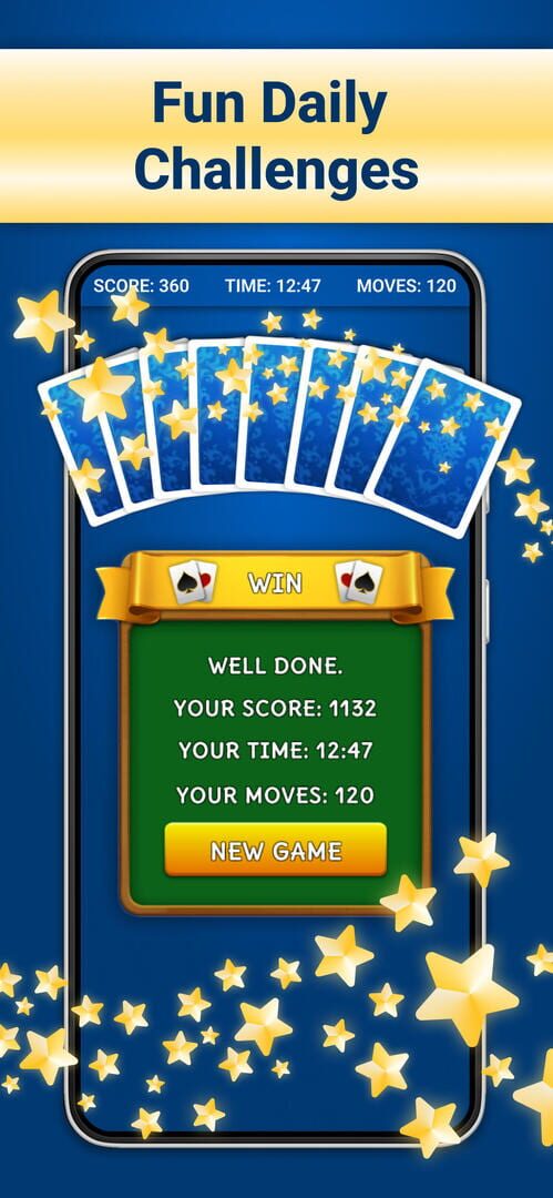 Solitaire Card Deck Game '23 - Screenshot