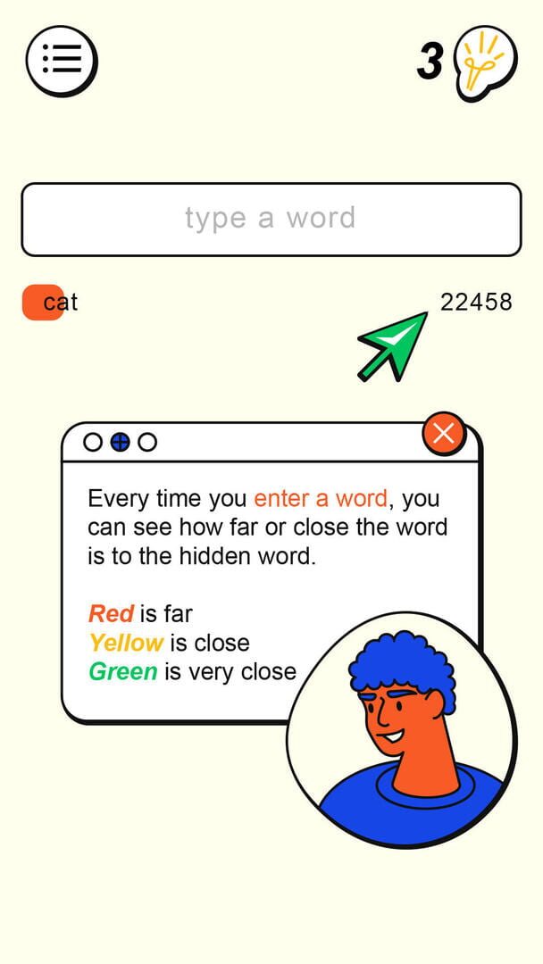 Semantica: Semantic game - Screenshot