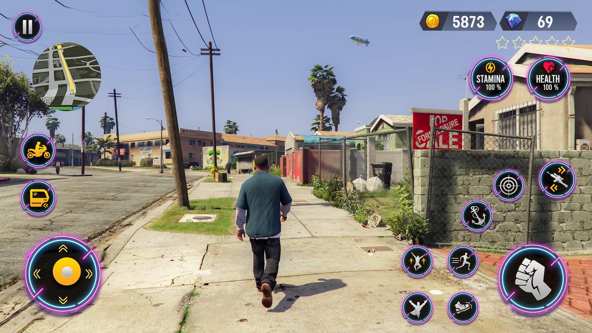 Real Grand Gangster Mafia war - Screenshot