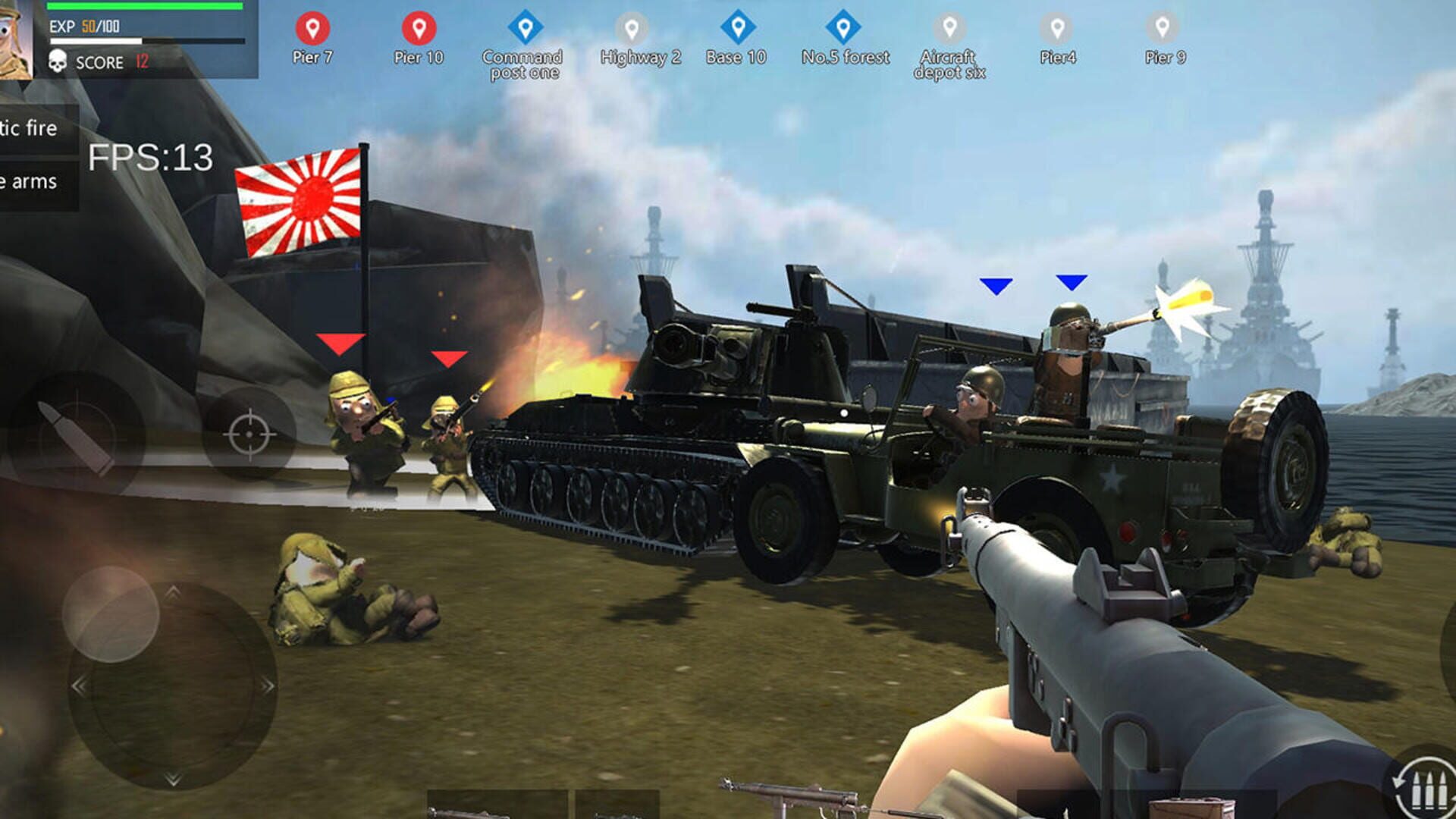 Pacifix War Iwo Jima - Screenshot