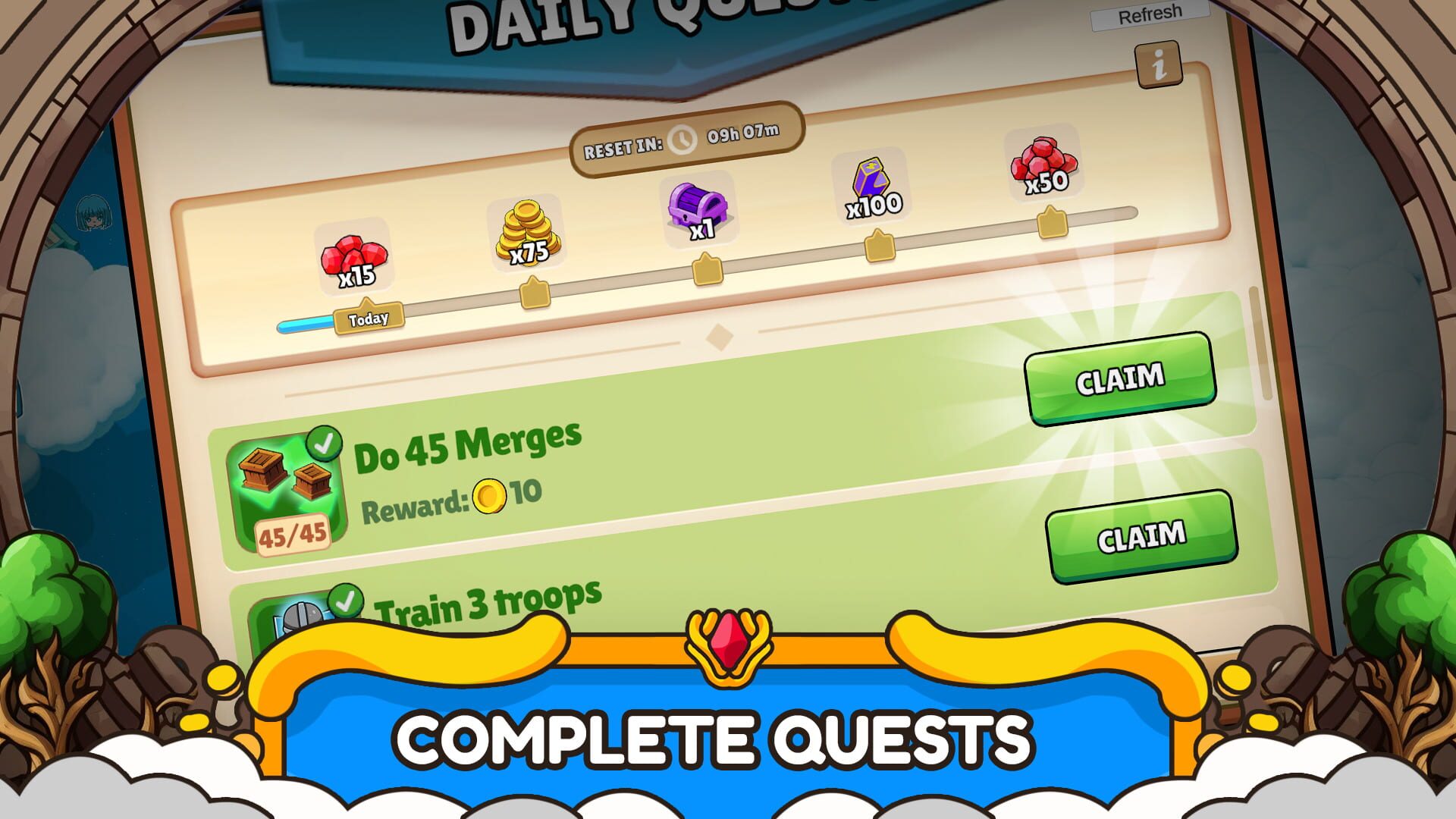 Kingdoms of Merge & Magic - Screenshot