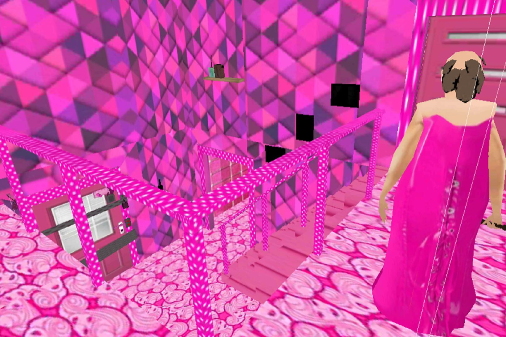 Horror Scary Granny Pink Barby - Screenshot