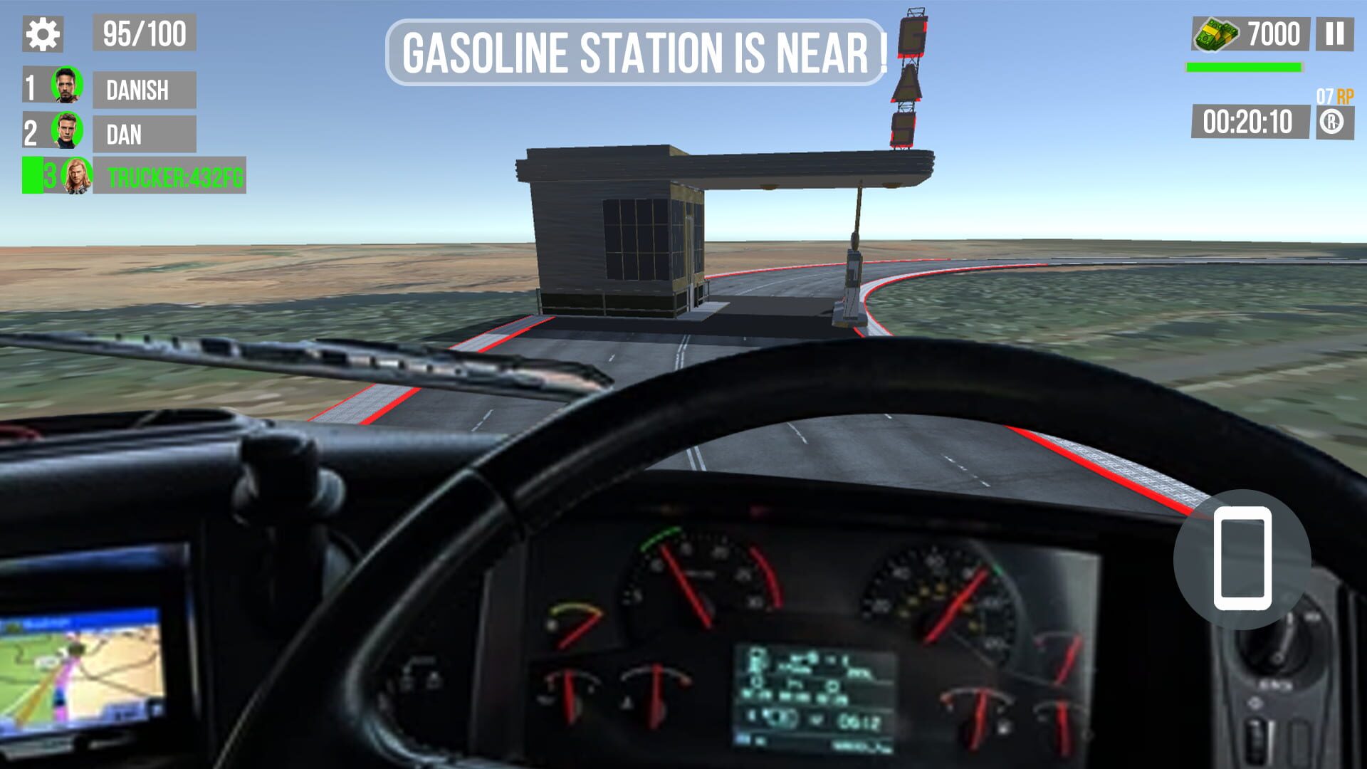 Gas Station: Trucker Parking - Screenshot