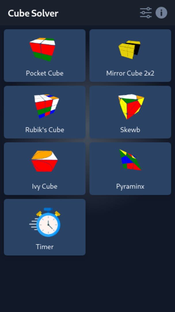Cube Solver - Screenshot