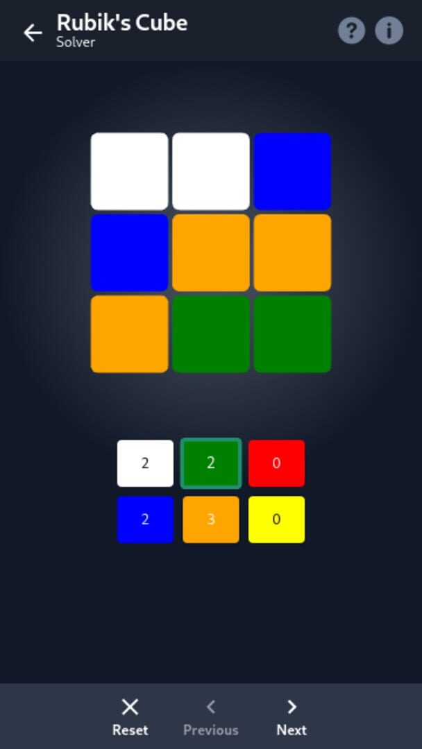 Cube Solver - Screenshot