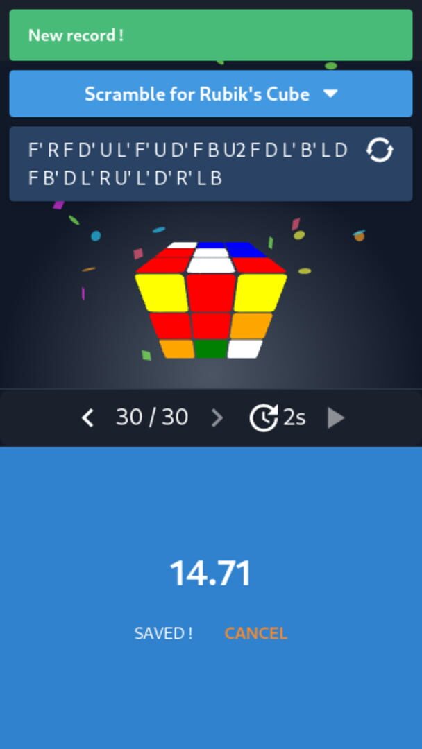 Cube Solver - Screenshot