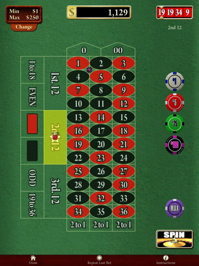Astraware Casino - Screenshot