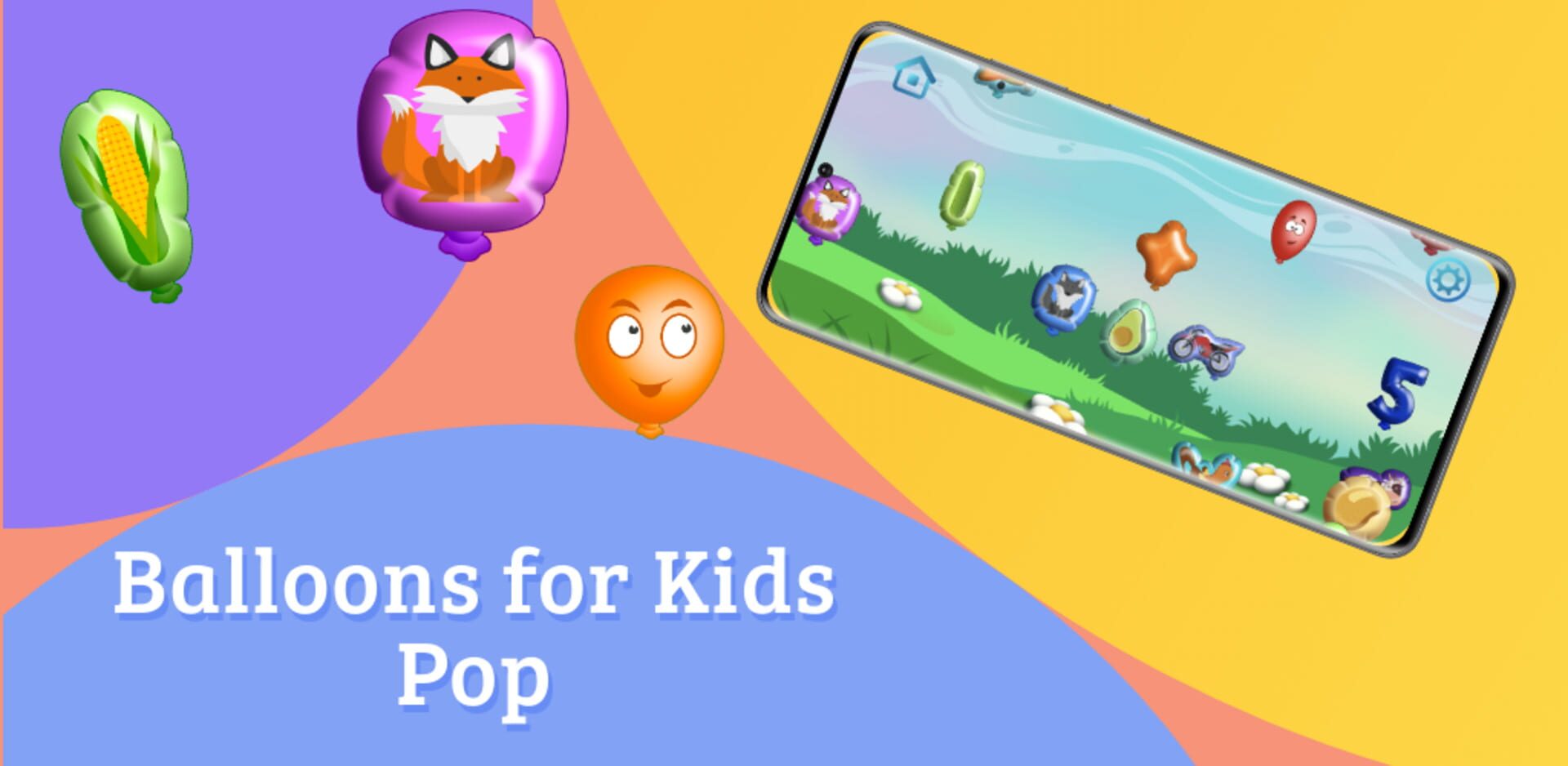 Balloons for Kids Pop - Screenshot