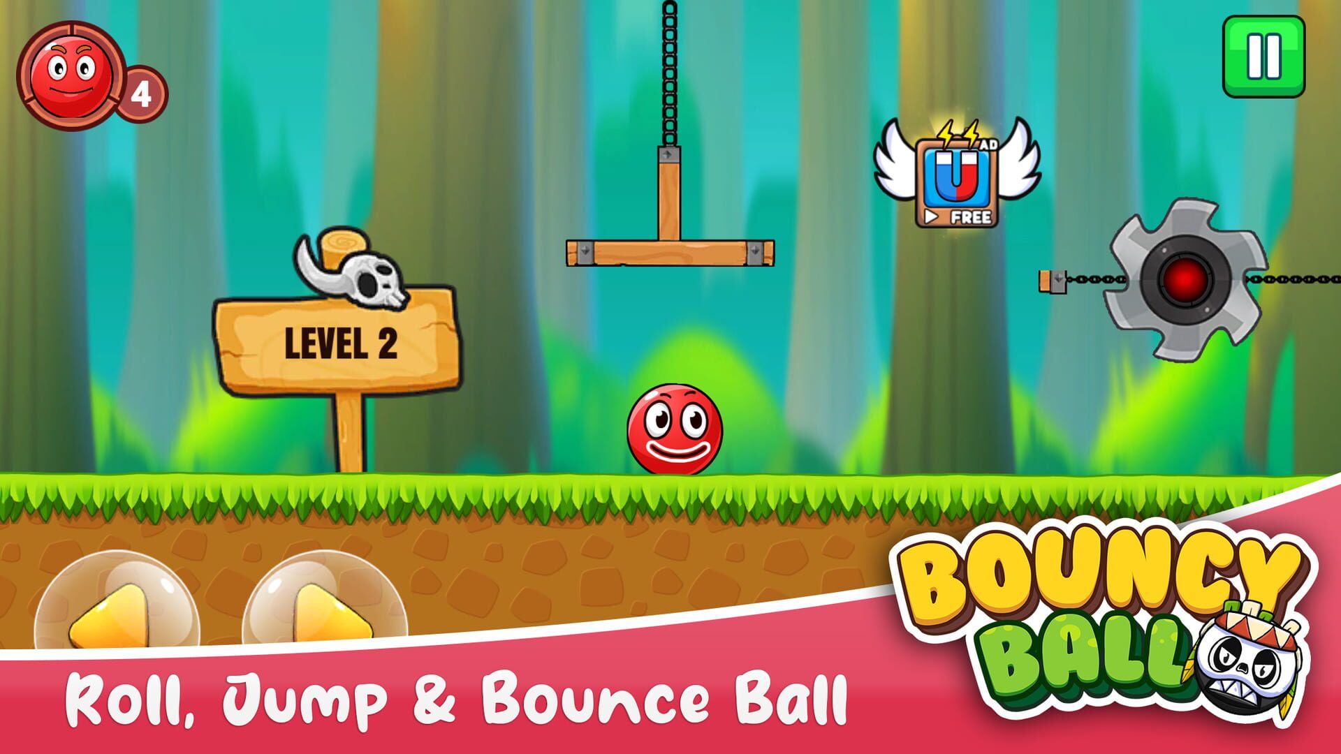 Bouncy Jump Ball - Screenshot