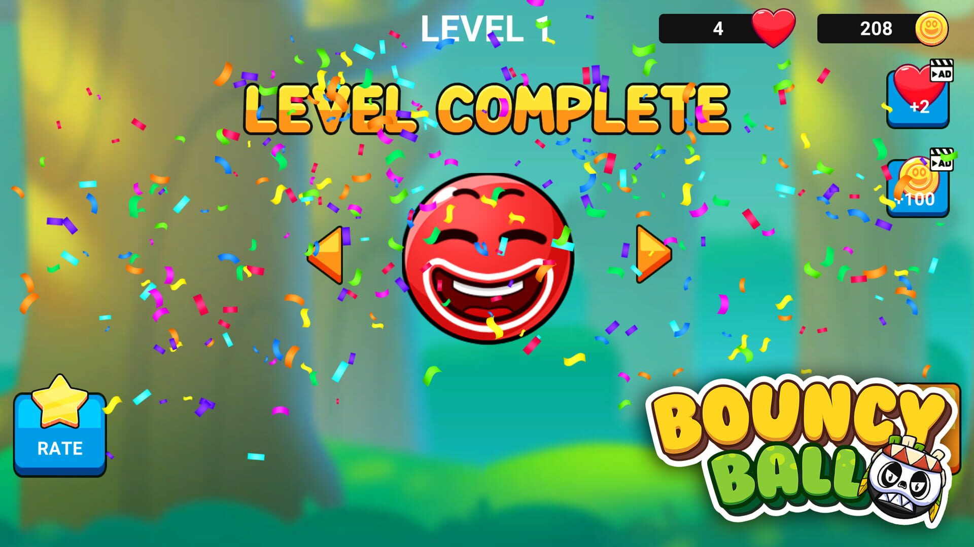 Bouncy Jump Ball - Screenshot