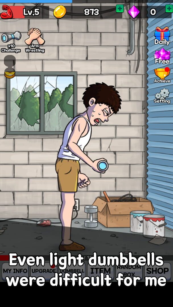 Arm Wrestling Clicker - Screenshot