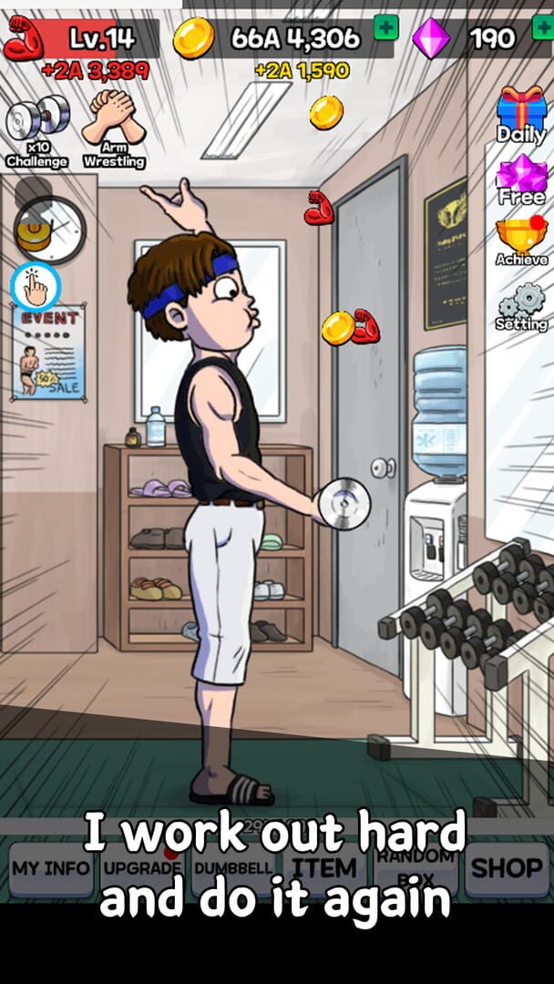 Arm Wrestling Clicker - Screenshot