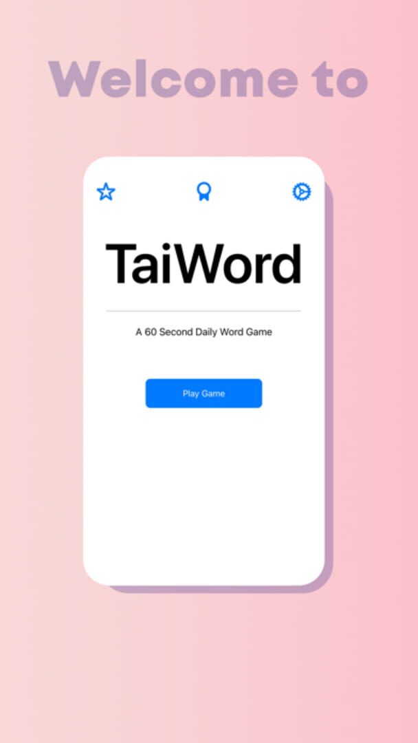 TaiWord: A Daily Word Game - Screenshot