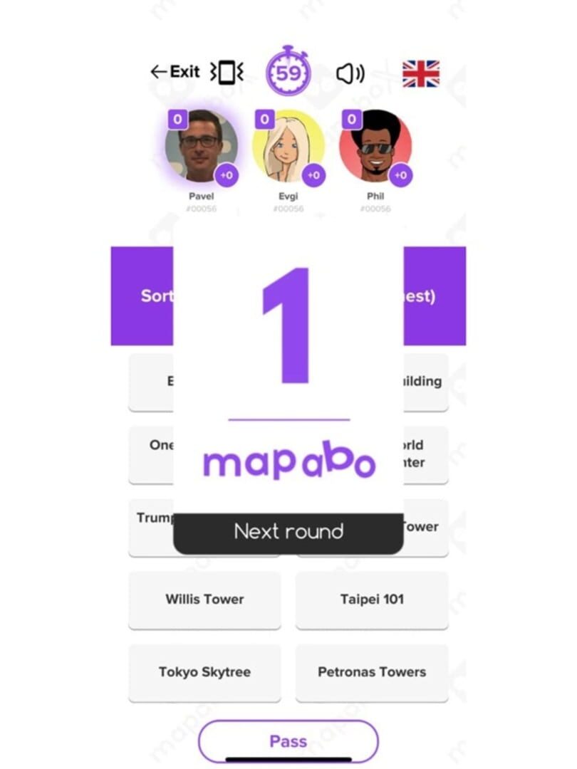 MapaboX: Trivia & Quiz game - Screenshot