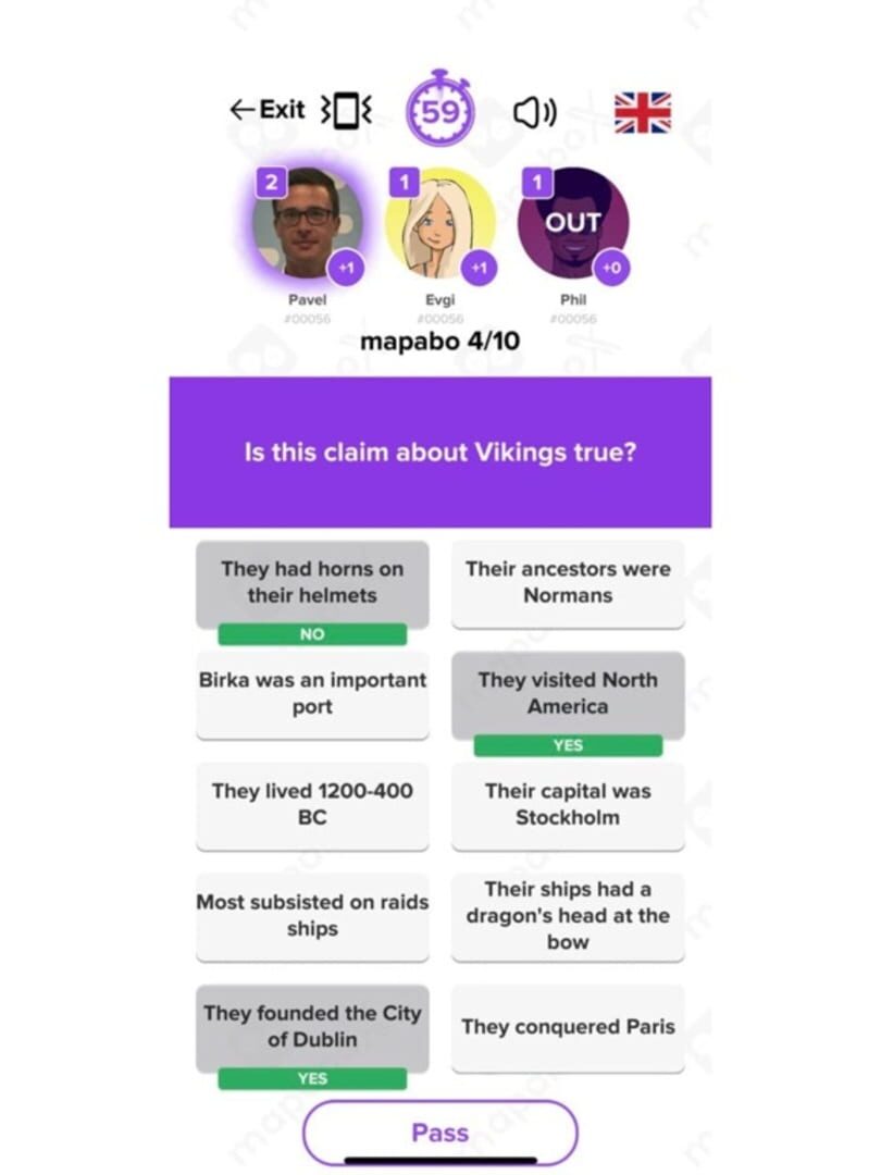MapaboX: Trivia & Quiz game - Screenshot