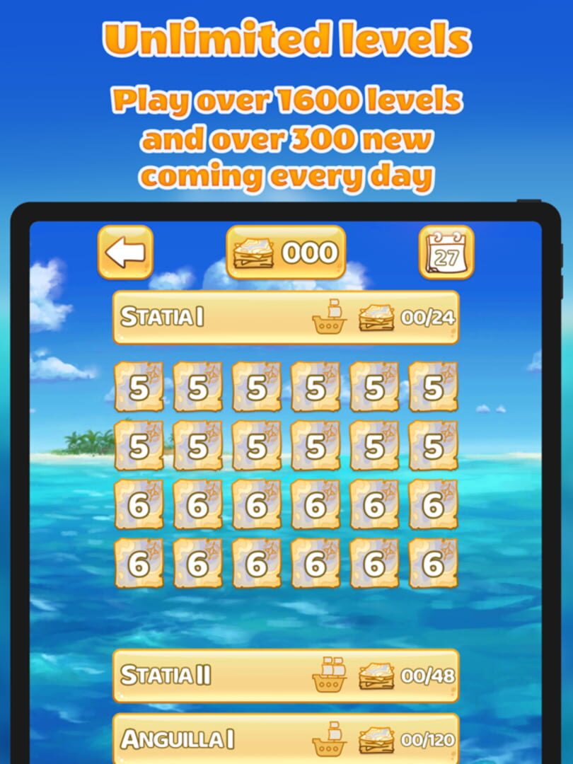 Islands and Ships logic puzzle - Screenshot
