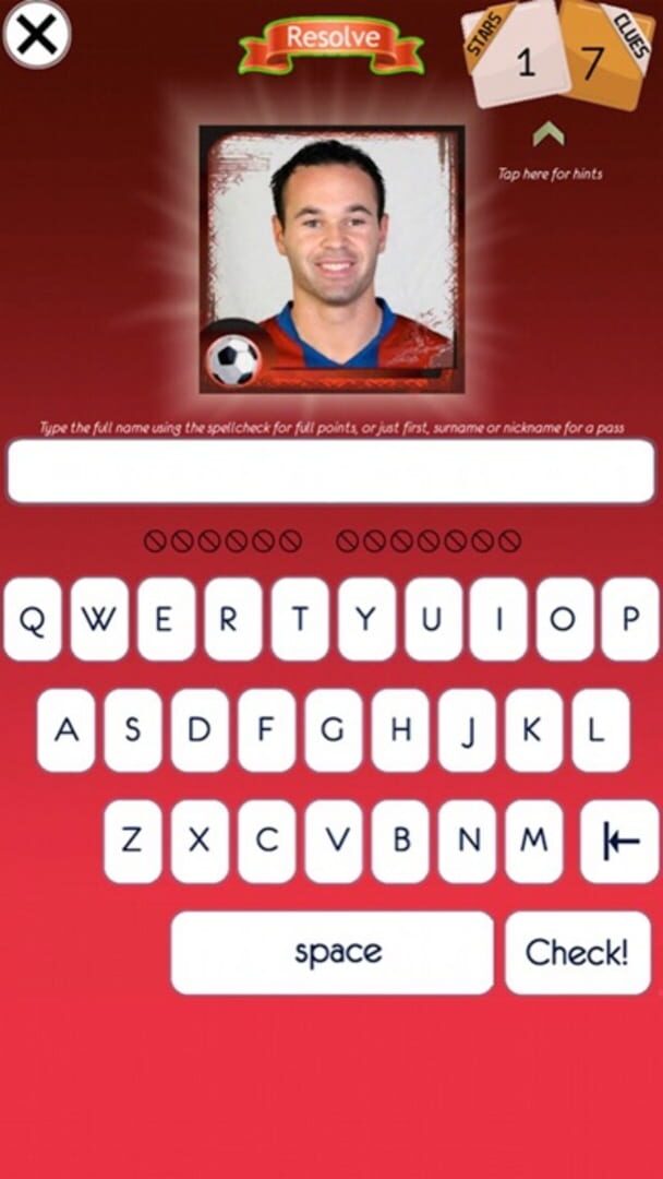 Football Players Quiz - Screenshot