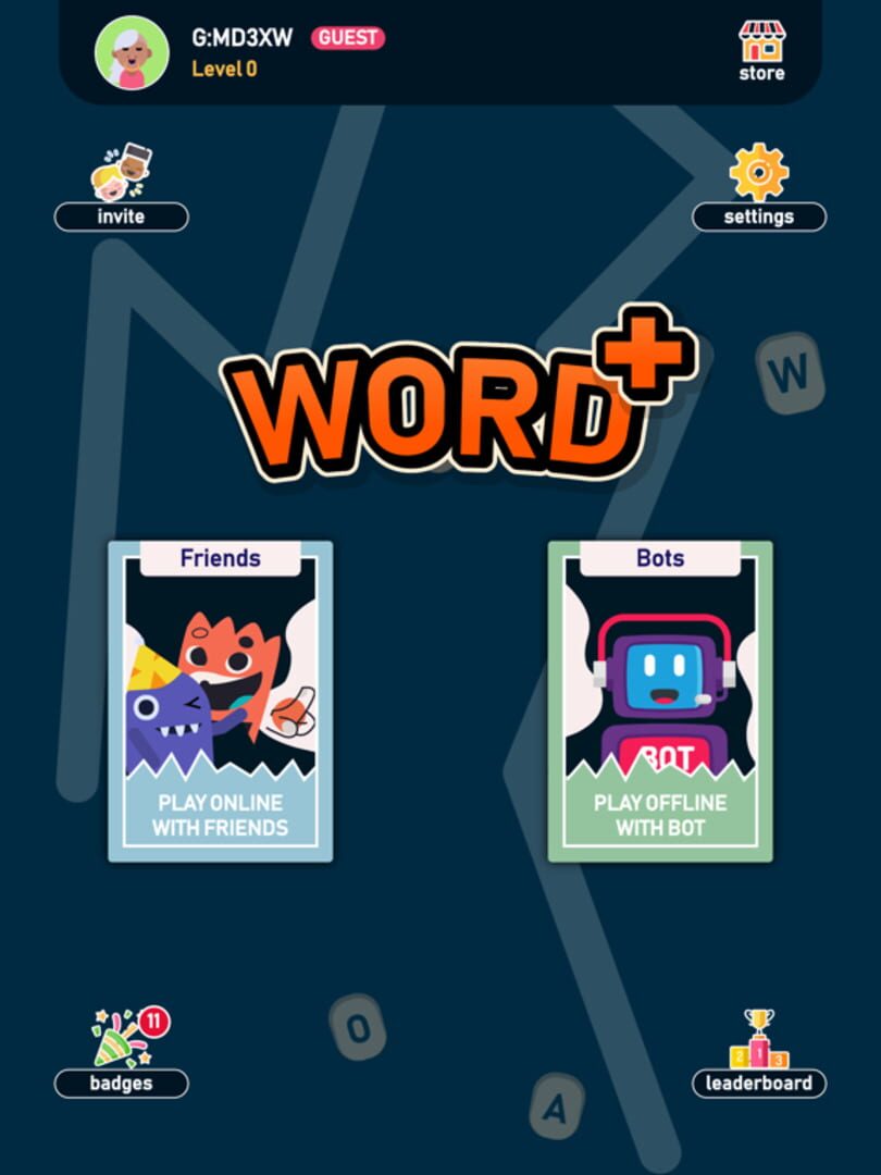 WordPlus: Unique Word Game - Screenshot