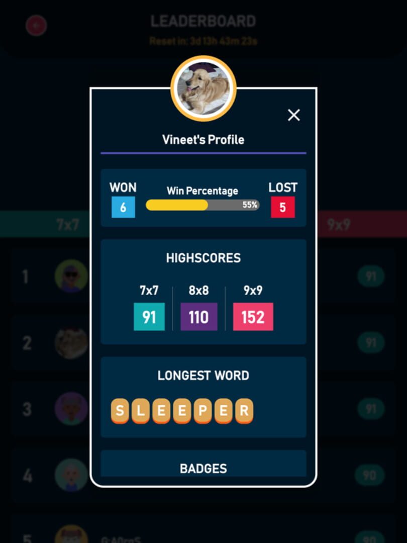 WordPlus: Unique Word Game - Screenshot