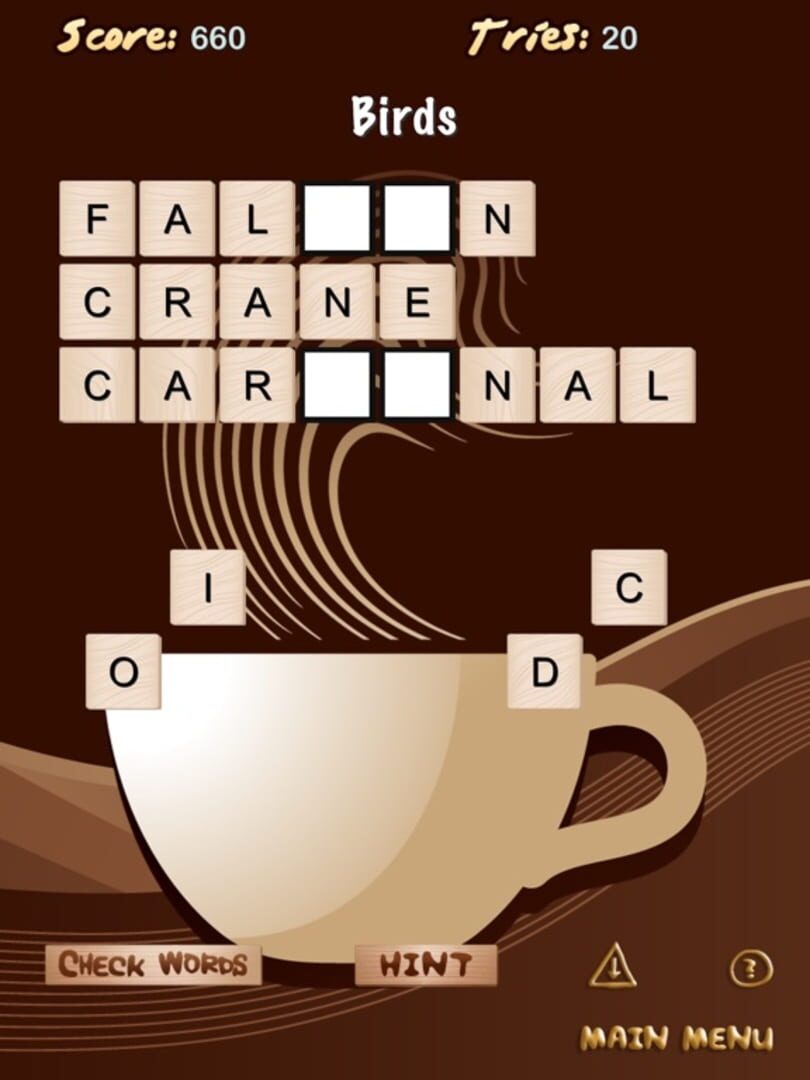 Word Cafe 21 - Screenshot