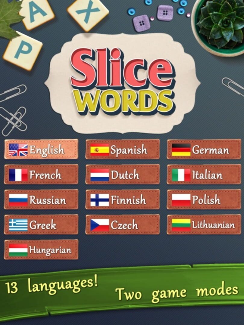 Slice Words - Screenshot